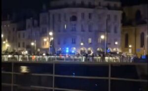 Clashes erupt in besançon after champions league match