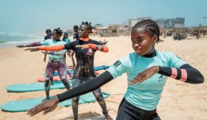 Senegal surf initiative empowers girls to return to school