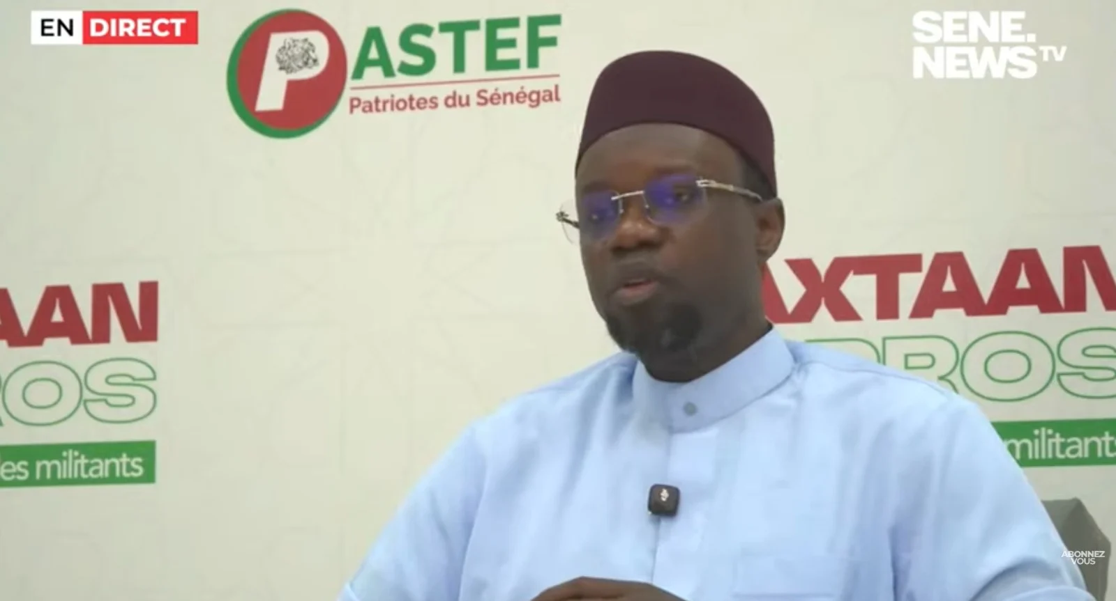 Political leader Ousmane Sonko prepares for a pivotal address at Senegal's National Assembly
