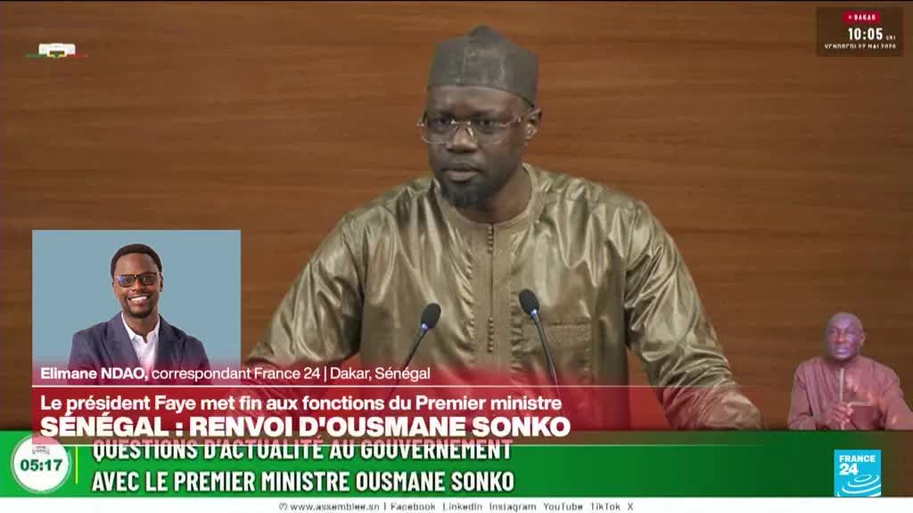 Senegal's President Bassirou Diomaye Faye addresses the nation