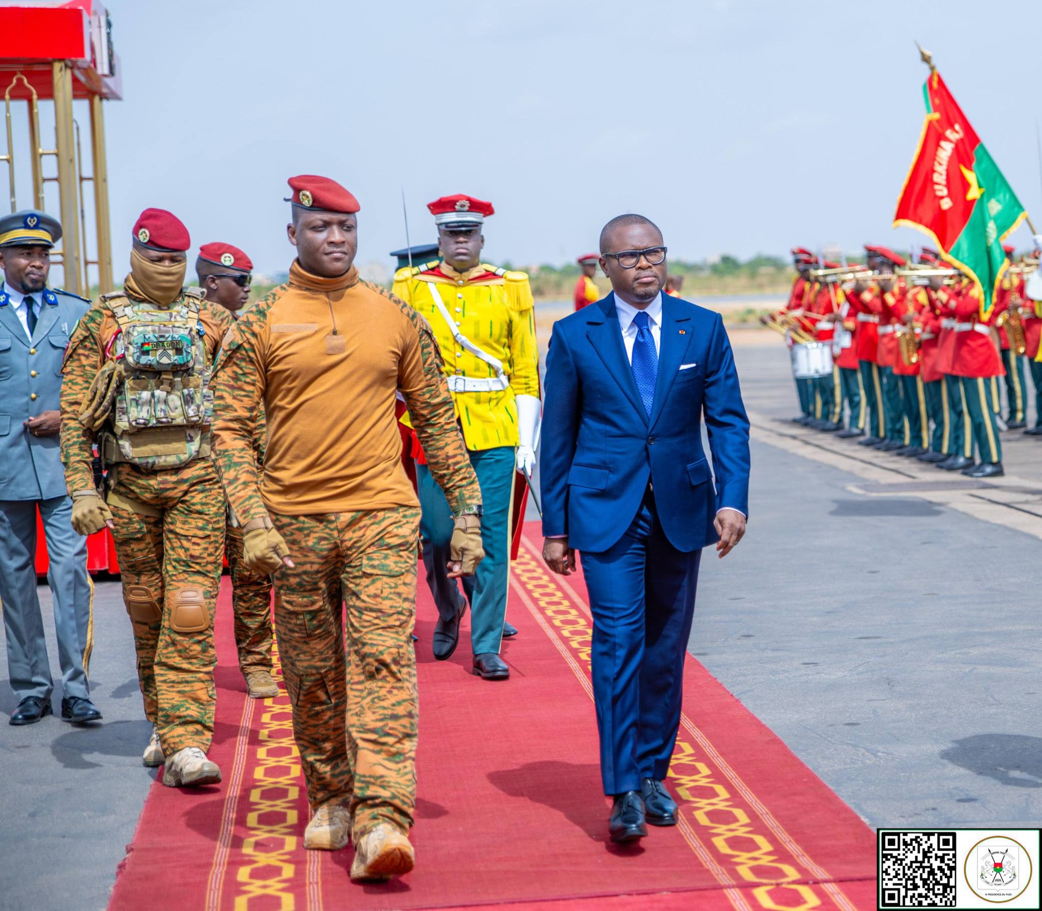 Captain Ibrahim Traoré and President Romuald Wadagni