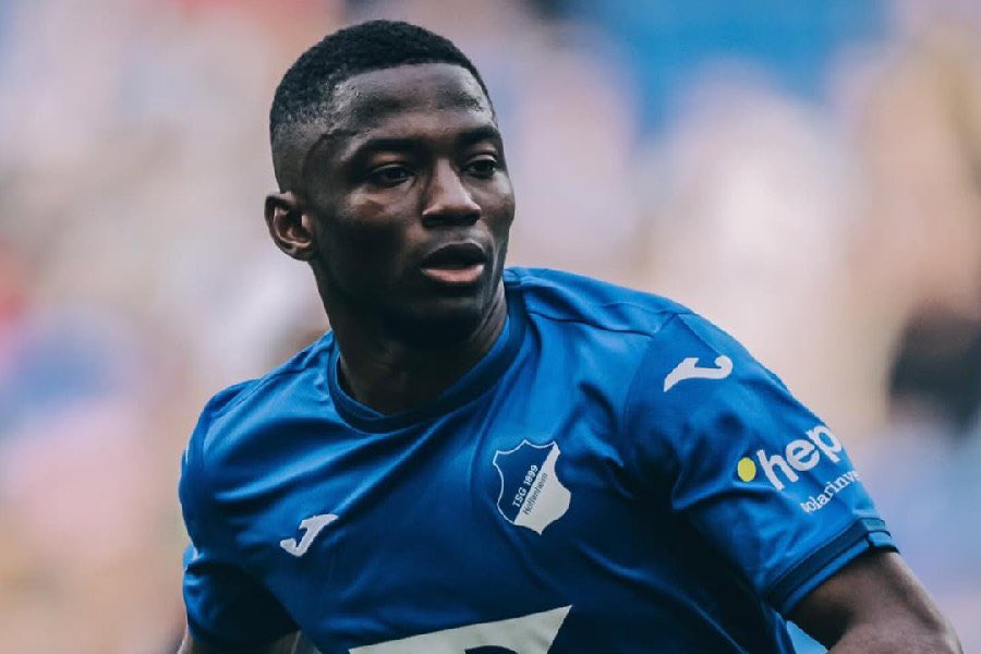 Young Ivorian winger Bazoumana Touré in action