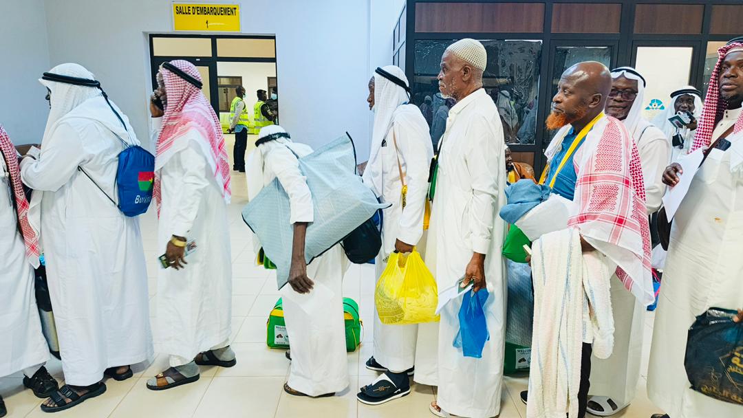 Pilgrims arriving in Ouagadougou after Hajj 2026