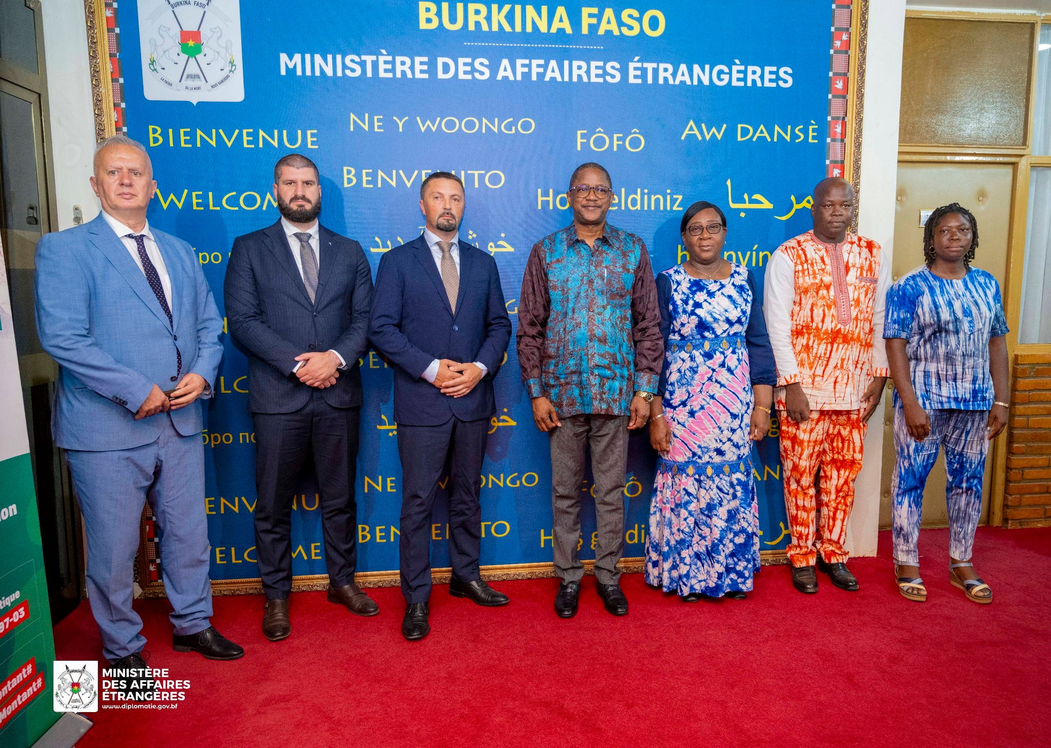 Serbian parliamentary delegation led by Slavenko Ristic, Chairman of the Defense and Security Commission, meets with Burkinabè officials in Ouagadougou