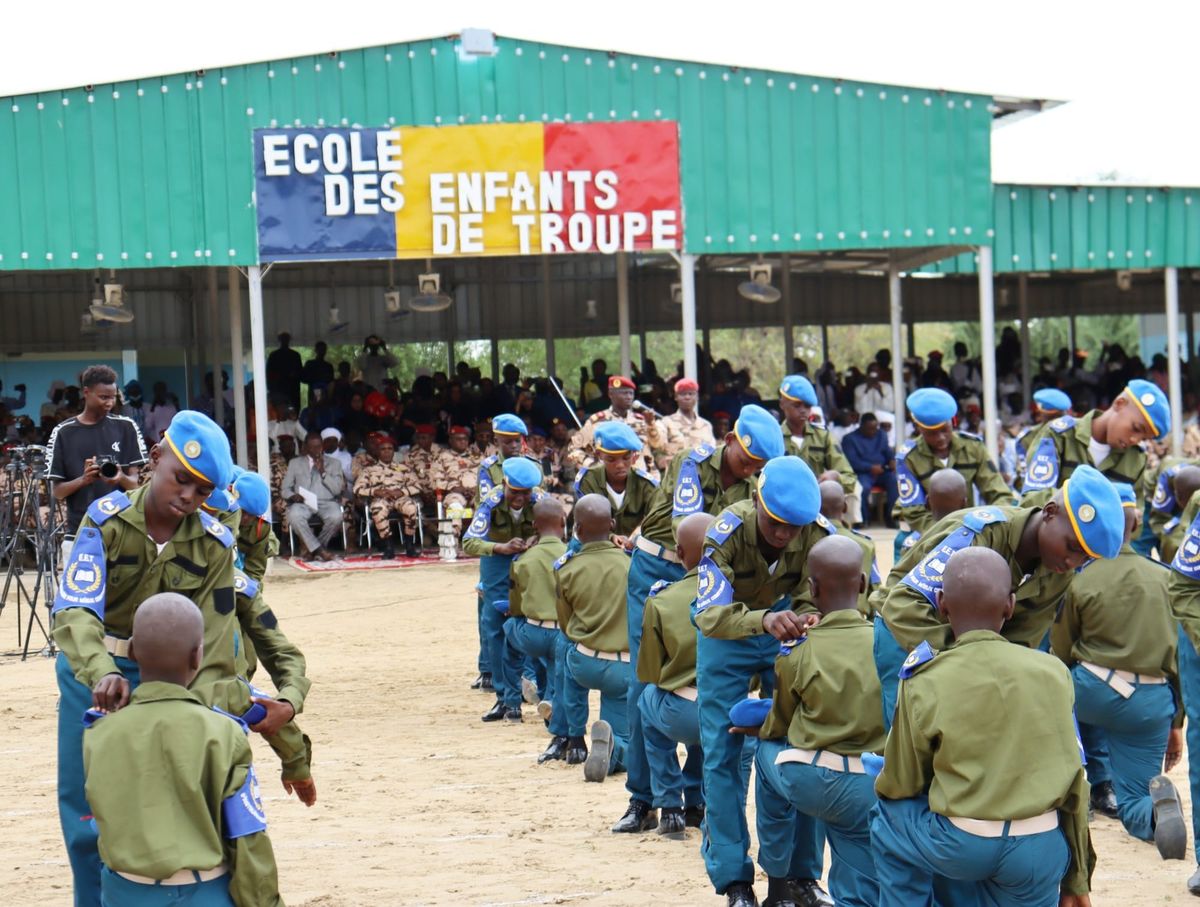 Tchad honors new generation of GEMIA military school recruits