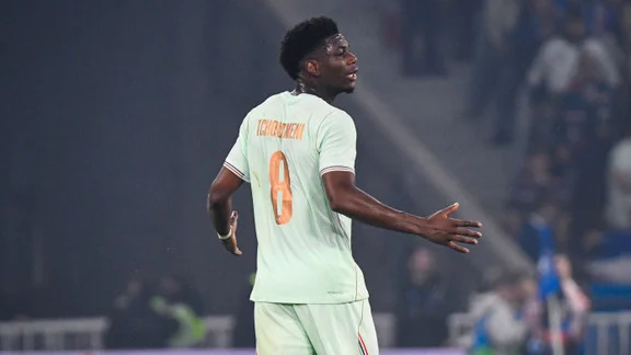 Aurélien Tchouaméni in Real Madrid jersey