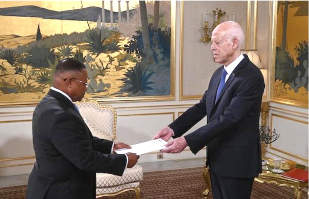 Gabonese community gathering in Tunisia