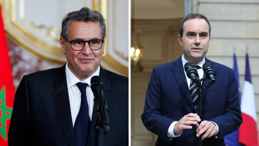 Moroccan and French officials at previous high-level meeting