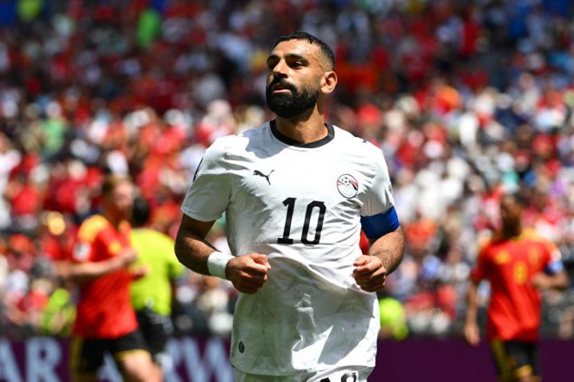 Mohamed Salah representing Egypt during the 2026 World Cup