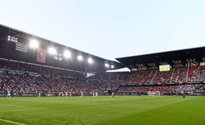 Bryan Reynolds during a match for Stade Rennais