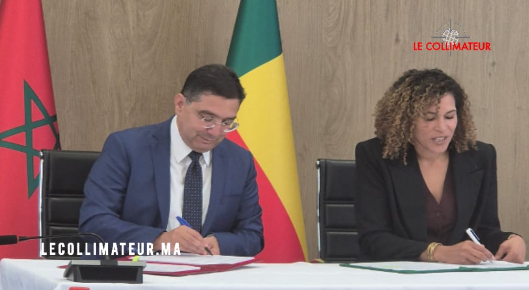 Official discussions between Bénin and Morocco officials
