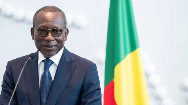 Patrice Talon, newly elected president of the Bénin Senate