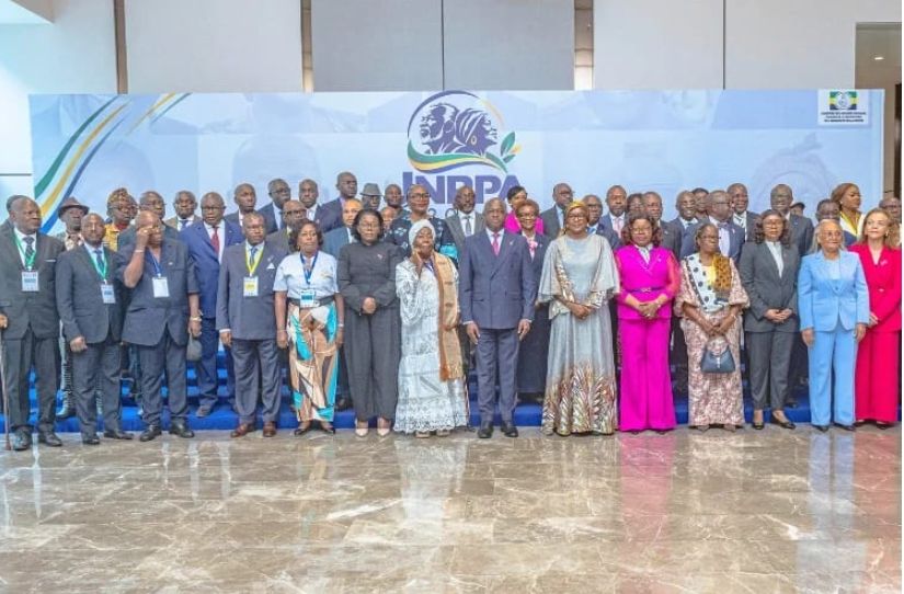 Retirees networking at national event in Gabon
