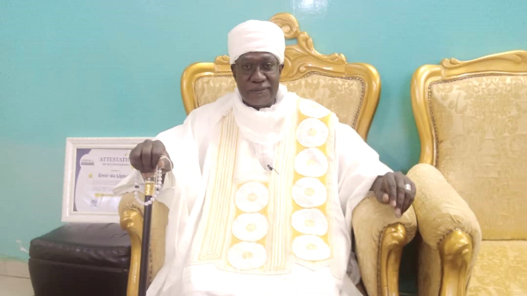 Emir of Liptako speaking at a public forum